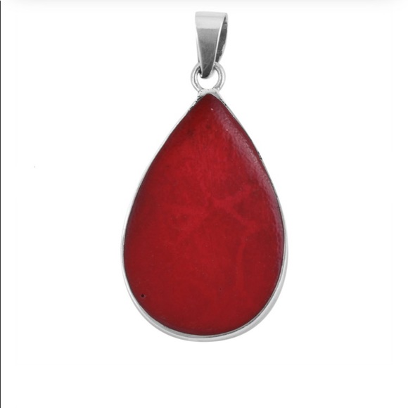 Sponge Coral Pendant in Sterling Silver - Picture 4 of 8